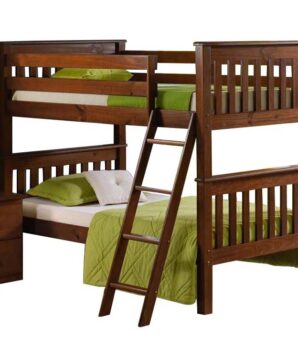 BN-BB01 CHEAP WOODEN BUNK BED