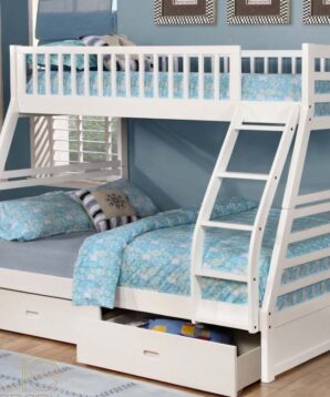 BN-BB02 KIDS BUNK BED WITH TWIN/FULL