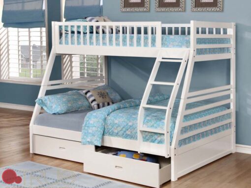 BN-BB02 KIDS BUNK BED WITH TWIN/FULL