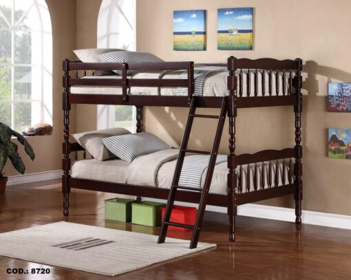 Bn-Bb07 Cheap Wooden Bunk Bed With Small Post