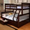 BN-BB09 WOODEN BUNK BED WITH TWIN/FULL 3 BN-BB09 WOODEN BUNK BED WITH TWIN/FULL