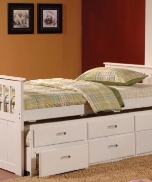 BN-BB14 SINGLE BUNK BED/SINGLE BED WITH TRUNDLE AND DRAWER