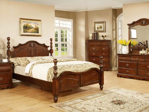 Bn-Br01 Best Sell Bedroom Furniture With Birch Veneer