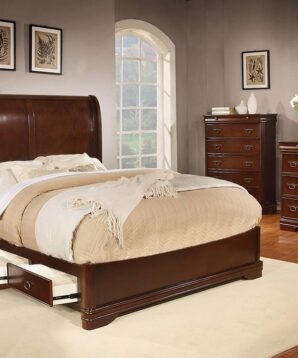 BN-BR03 cherry bedroom furniture in vietnam
