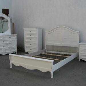 BN-BR10 white birch classic bedroom furniture