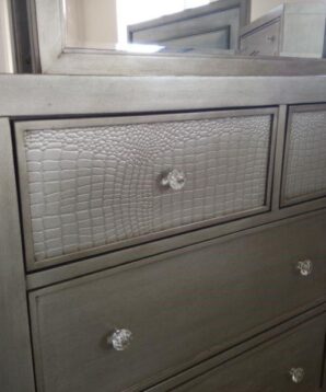 BN-BR21 Best sell Bedroom Collections w/ Leather Heaboard