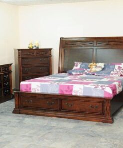 BN-BR23 PINE wood bedroom furniture