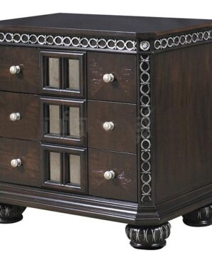 BN-BR25 Best Sell Bedroom Collections W/ Tufted Fabric Heaboard