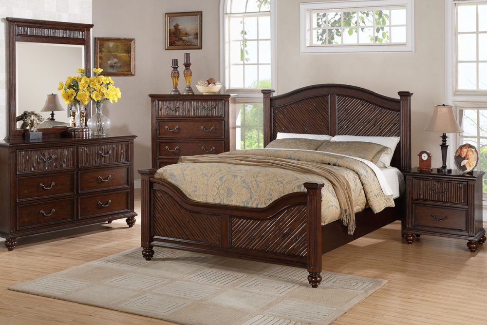 BN-BR28 Modern Bedroom Collections w/ Tufted Heaboard & Footboard