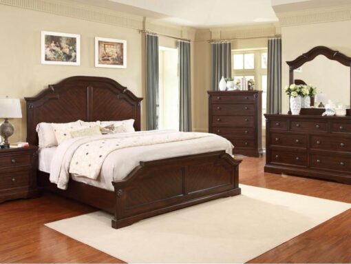 Bn-Br86 Modern Poplar Bedroom Furniture Set