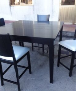 BN-DN06 DINING ROOM W/ HEIGH TABLE & LEATHER SEAT