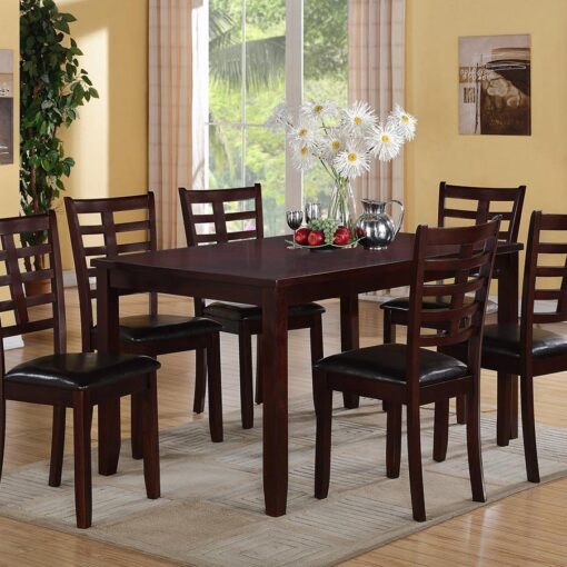 BN-DN09 DINING ROOM SET W/ LEATHER SEAT