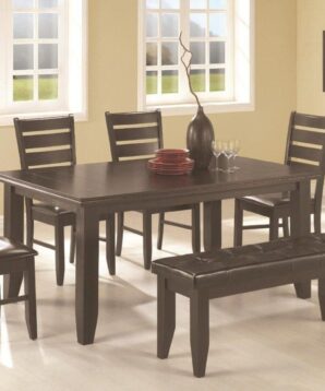 BN-DN10 DINING ROOM FURNITURE W/ LEATHER SEAT IN VIETNAM