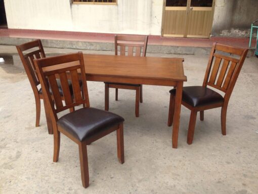 Bn-Dn25 Square Dining Room Set With Leather Seat