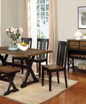 BN-DN48 SOLID WOOD DINING ROOM SET IN VIETNAM