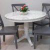 BN-DN56 ROUND DINING TABLE WITH MARBLE TOP