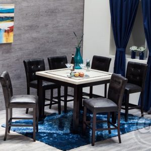 BN-DN58 DINING ROOM FURNITURE WITH MARBLE TOP BEST SELL IN VIETNAM
