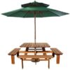 BN-OD52 SQUARE DESK AND 4 CHAIRS 110X2000 – 8 SEATS
