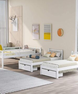 Alternative view of TRIPLE BUNKBED WITH DRAWER