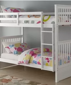 Bn-Bb56 Wood Bunk Bed With Optional Trundle