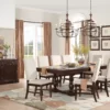 Person Extendable Solid Dining Set