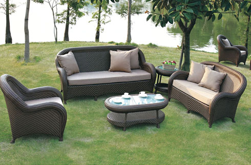 Ghế sofa thư giãn sân vườn