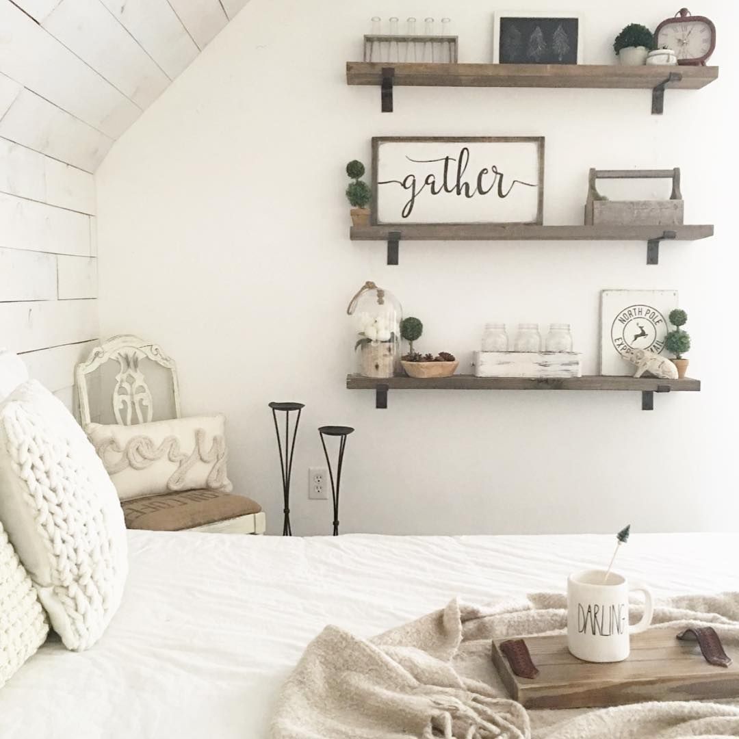 Adding Accents with Wall Shelves