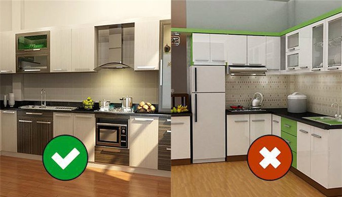 Vị trí đặt bếp phong thủy