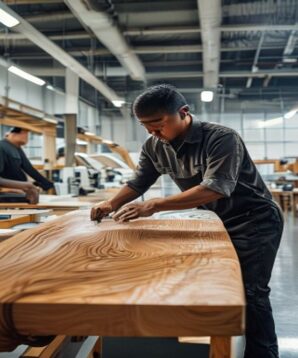 Furniture production process Vietnam
