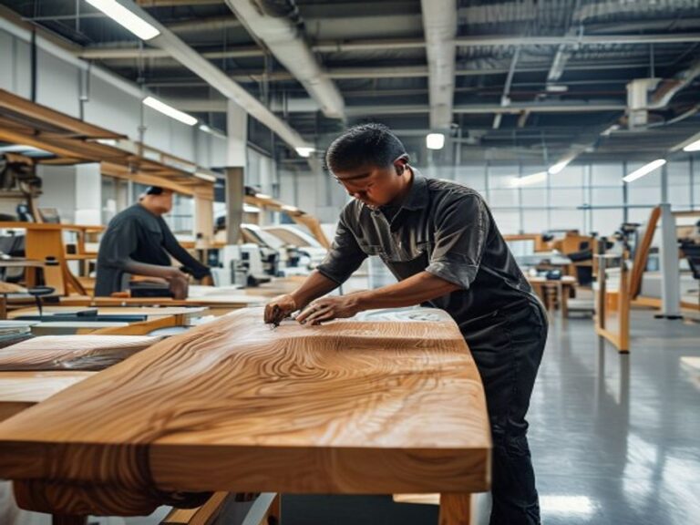 Furniture production process Vietnam